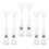 Label Clip Holder Advertising Display Clip Transparent 6pcs 6