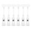 Label Clip Holder Advertising Display Clip Transparent 6pcs 5
