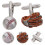 Een Paar Baseball Manchetknopen Metalen Accessoire 11
