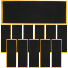 Black Foam Cotton Grip Tape For Skateboards And Decoration 12 Pieces
