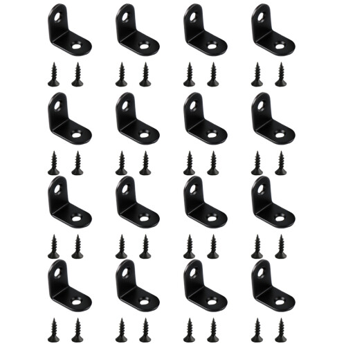 16 Pcs Corner Code Heavy Duty Angle Bracket Furniture Connectors