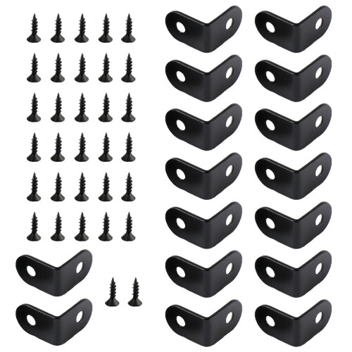 16 Pcs Corner Code Heavy Duty Angle Bracket Furniture Connectors 2
