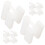 Raindrops  100 Pcs Electrical Plug Cover Protective Power Protector 11