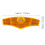 4 Pcs Bike Lights Front And Back Reflector 3