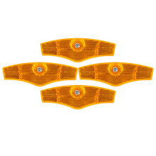 4 Pcs Bike Lights Front And Back Reflector