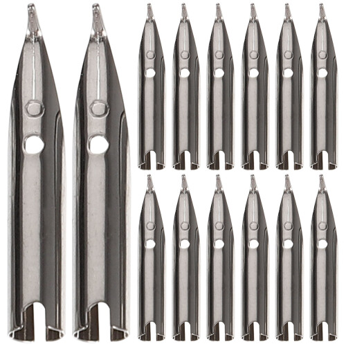 20pcs Metal Calligraphy Nibs 0.38mm Replacement Pens