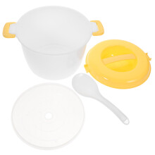 1Set Haushalt Reiskocher Mikrowelle Kunststoff Gelb