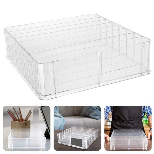 Caisse Transparent Grande Rangement Pièces Billets 2