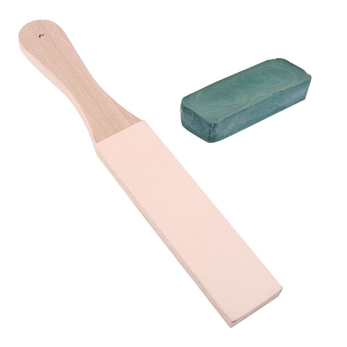 2pcs Sharpening Strop Wooden Two-Sided Tool For And 2