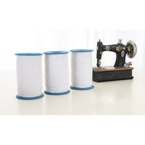 Elastic Thread Sewing White 2pcs 4.3x3.1in 1