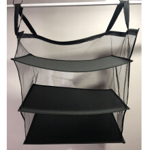 1Sac Triple Couche Noir Respirant Pour Rangement Voyage