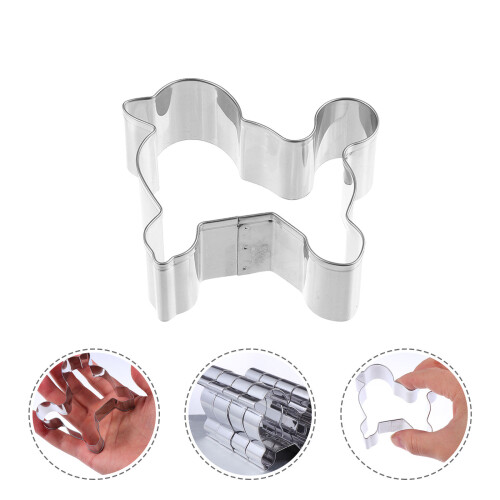 4Pcs Premium Stainless Dog Cookie Molds Easy Clean Biscuit Baking Tool 1