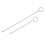 Silver 2pcs Knitting Hook Sewing Turner Accessories 11
