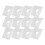 100 Sheets Hole Towel 40.00x40.00x0.10cm White 9