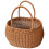 Woven Picnic Basket Storage Gift Basket With Handle 9