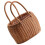 Woven Picnic Basket Storage Gift Basket With Handle 6