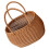 Woven Picnic Basket Storage Gift Basket With Handle 2
