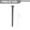 Professional Heels Nails Black Iron For Diy 2