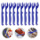 10Stk Blaue Kunststoff Meeresfrüchte Gabeln Set 2
