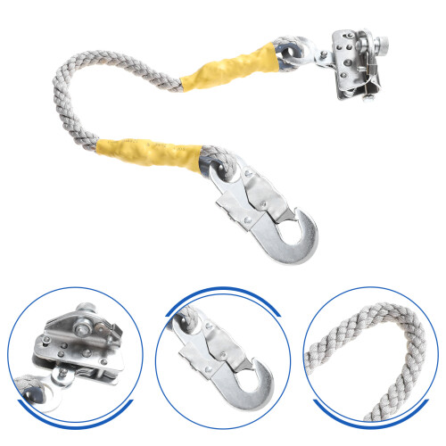 Steel Self-Locking Device Safety Rope Lock Assorted Color 1pcs 1