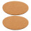 2pcs round cork coasters for drinks plants hot pots table protection 1