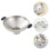 Practical  Wide Mouth Strainer Funnel Stainless Steel 1pack 3