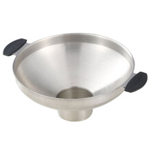 Practical Wide Mouth Strainer Funnel Stainless Steel 1pack