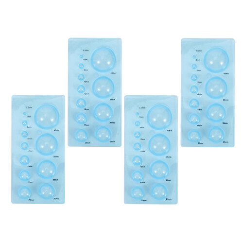 4 Pcs Spherical Paper Derivation Tool Quilling Dome Mould Diy Craft