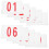 10 Sheets Cotton Numbers For Running Race Bib Cloth 7