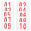 10 Sheets Cotton Numbers For Running Race Bib Cloth 3