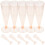 Flutes Pink Disposable 10pcs 4.5oz 4