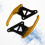 Motorcycle Rear Grab Rail Grab Handle Golden 1 Pair Iron 6