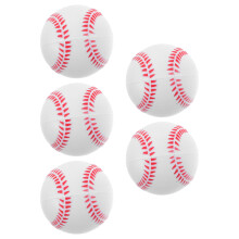 5 Pcs Hard Baseball Softball Swing Practice Small Replacement Balls