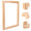 Raindrops  Washable Printing Frame Wood Wooden Diy Large Screen Making 3