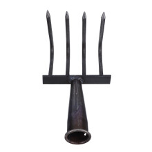 Raindrops Yard Rake Manganese Steel 1set For Garden Maintenance