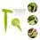 1Set Garden Plastic Planter Tool Adjustable Seed Dispenser Green 7