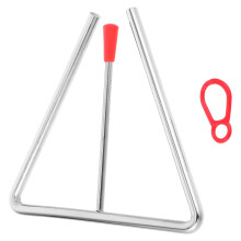 Music Triangle Bell Toddler 15.50x14.00x0.80cm Silver