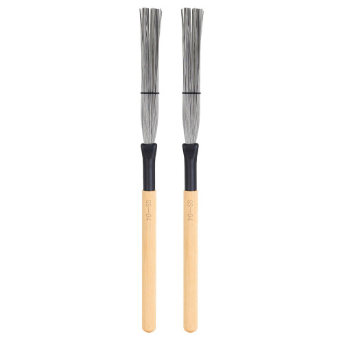 2pcs Wooden Handle Drum Drum Wire Drum Steel Wire