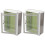 2 Pcs Modern Mailbox Wall Mount Transparent Office 8