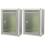 2 Pcs Modern Mailbox Wall Mount Transparent Office 4