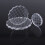 3pcs Stamping Block Acrylic Accessories White 2