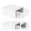 1Pc Lightweight Grey Plastic Storage Case Large Capacity for Home 3