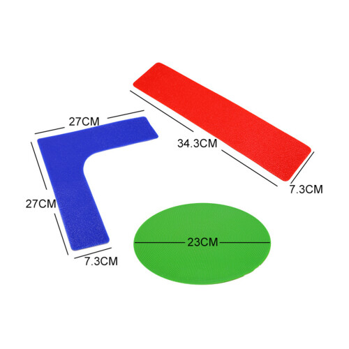 8 Pcs Boundary Marker 网 标 线贴 Ground Signal Label 34.3*7.3cm 1