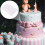 Gymnture 24pcs Cake Dowels White Support Straws For Tiered Cake 4