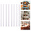 Gymnture 24pcs Cake Dowels White Support Straws For Tiered Cake 3