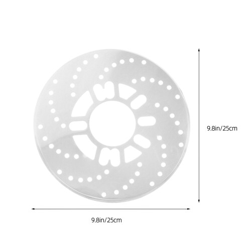 Modern Disc Brake Cover For Highways Silver 2pcs 1