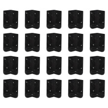 10sets Black Abs Corner Protectors For Stage Staff 4.5x7.7cm