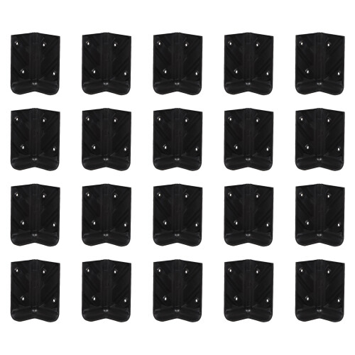 10sets Black Abs Corner Protectors For Stage Staff 4.5x7.7cm