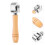 1 Pièce Roller Cuir Couture Manche Bois Usage 2