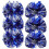 Cheering Pompoms Prop Cheerleading Pompoms Blue Plastic 6 Pcs 1